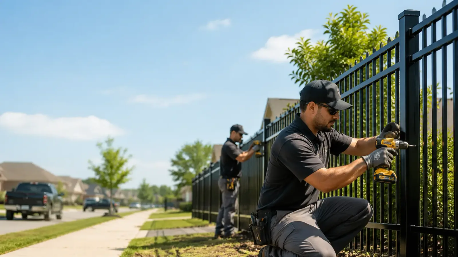 Metal Fence Installation in Clarksburg, OH